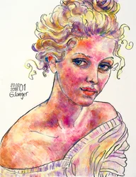 Portret van een vrouw, Een ogenblik