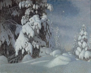 Wintermaanlicht, 1895
