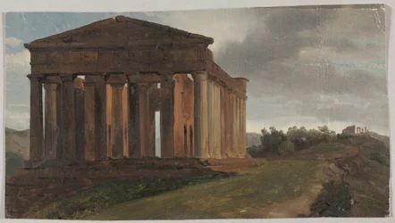 Een tempel in Agrigento, Sicilië