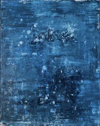 Etherische blauwe diepten