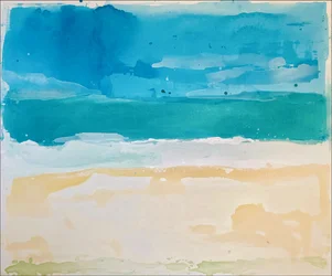 Rustig strandlandschap