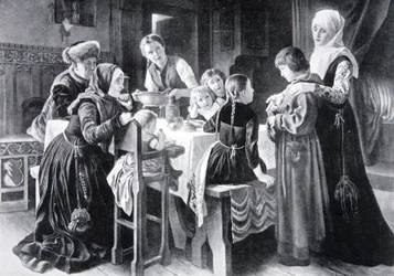 De jeugd van Maarten Luther, illustratie uit 