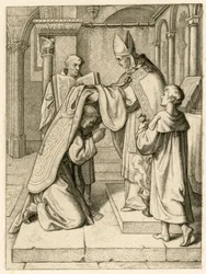 Maarten Luther wordt tot priester gewijd