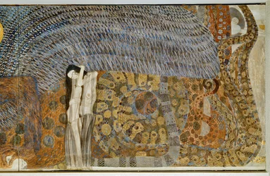 Beethovenfrieze, personificatie van knagend verdriet