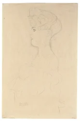 Borstprofiel Portret van Links, c.1904-05