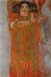 Hygieia, 1900-7 (detail uit Geneeskunde)