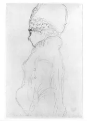 Dame met een Hoge Hoed, ca.1917