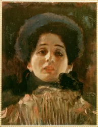 Portret en gezicht van een vrouw