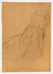 Zittende dame (Adele Bloch-Bauer)