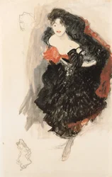 Studie voor het schilderij „Judith II“