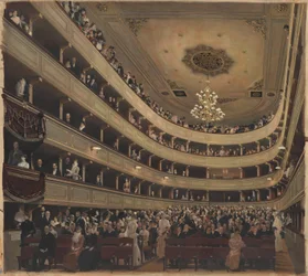Toeschouwersruimte in het oude Burgtheater