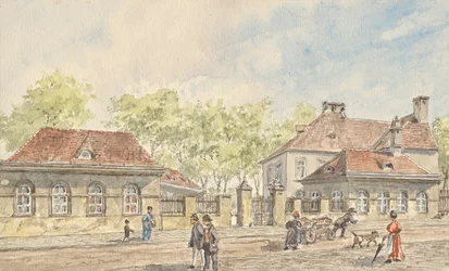 De Hohlweggasse in Wenen-Landstraße