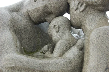 Beelden in Vigeland Beeldenpark