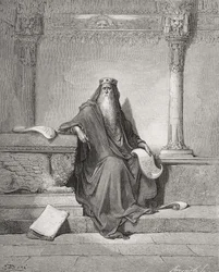 Salomo, illustratie uit Dore