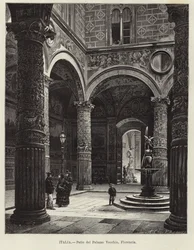 Italië - Binnenplaats van Palazzo Vecchio, Florence