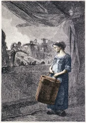 Cosette voor de speelgoedwinkel - in 