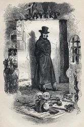 Javert, illustratie van de roman 