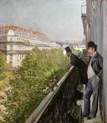 Een balkon, Boulevard Haussmann, 1880