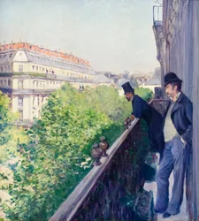 Balkon, boulevard Haussmann, c. 1880