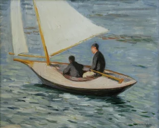 Zeilboot op de Seine