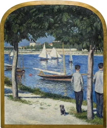 La Berge du Petit Gennevilliers et la Seine