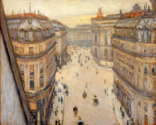 Rue Halévy, gezien vanaf de zesde verdieping