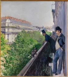 Een balkon, Boulevard Haussmann