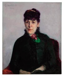 Vrouw met een roos, 1884