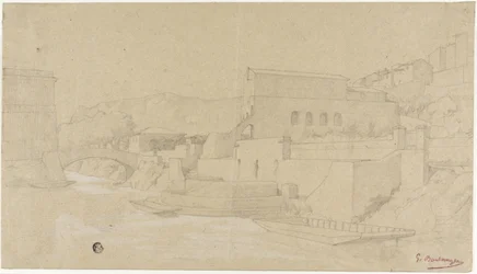 Italiaans Stadje aan een Rivier