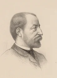 Portret van de componist Camille Saint-Saëns 1835-1921, 1884