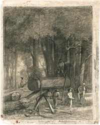 Courbet - De houthakkers, 1860