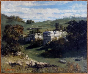 Frans: Paysage du Jura
Duits: Landschaft des Jura