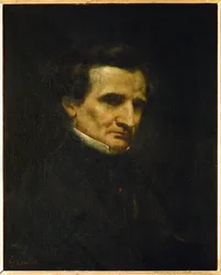 Hector Berlioz, Frans componist (olieverf op doek)