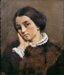 Portret van Zelie Courbet 1846
