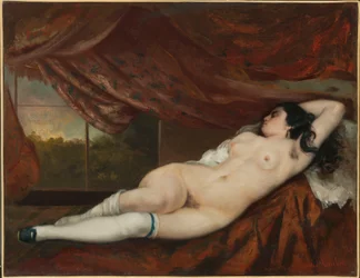 Liggend vrouwelijk naakt, 1862