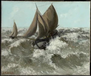 De zeilboot (Zeegezicht)