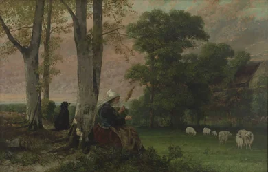 De herderin (De Bretonse Spinner)