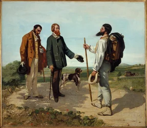 De ontmoeting of “Hallo, meneer Courbet”. Ontmoeting tussen Alfred Bruyas en Gustave Courbet