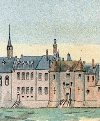 Uitzicht op het kasteel van Plessis-les-Tours