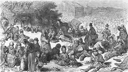 Een schets op de Downs, 1872