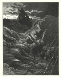 Gustave Doré illustratie voor Coleridge