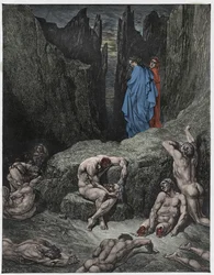 Inferno, Canto 29: Virgil berispt Dante