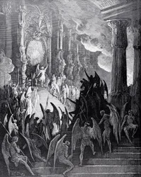 Satan in beraad, uit Boek I van 