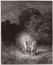 De Goddelijke Komedie, Inferno, Zang 2: Beatrice en Vergilius - door Dante Alighieri (1265-1321) - Illustratie door Gustave Doré (1832-1883)