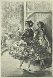 De Fandango in het Theater San Fernando, Sevilla