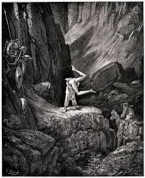 De vernuftige edelman Don Quichot van La Mancha (Quixotte - Quijote) door Miguel de Cervantes (1547-1616): de ridder met het droevige gezicht maakt cabriolen “het blootleggen van bepaalde dingen die Sancho, om ze niet te zien, zich haast om zich om te draa