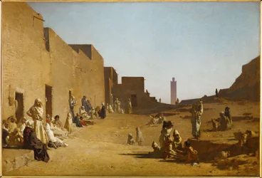 Laghouat, Sahara, Algerije (schilderij op doek)