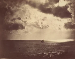 Brig op het water,1856 (foto)
