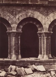Kathedraal van Notre-Dame, Detail van de Klooster Arcade, Le Puy