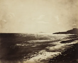 Middellandse Zee met de Berg Agde, 1857